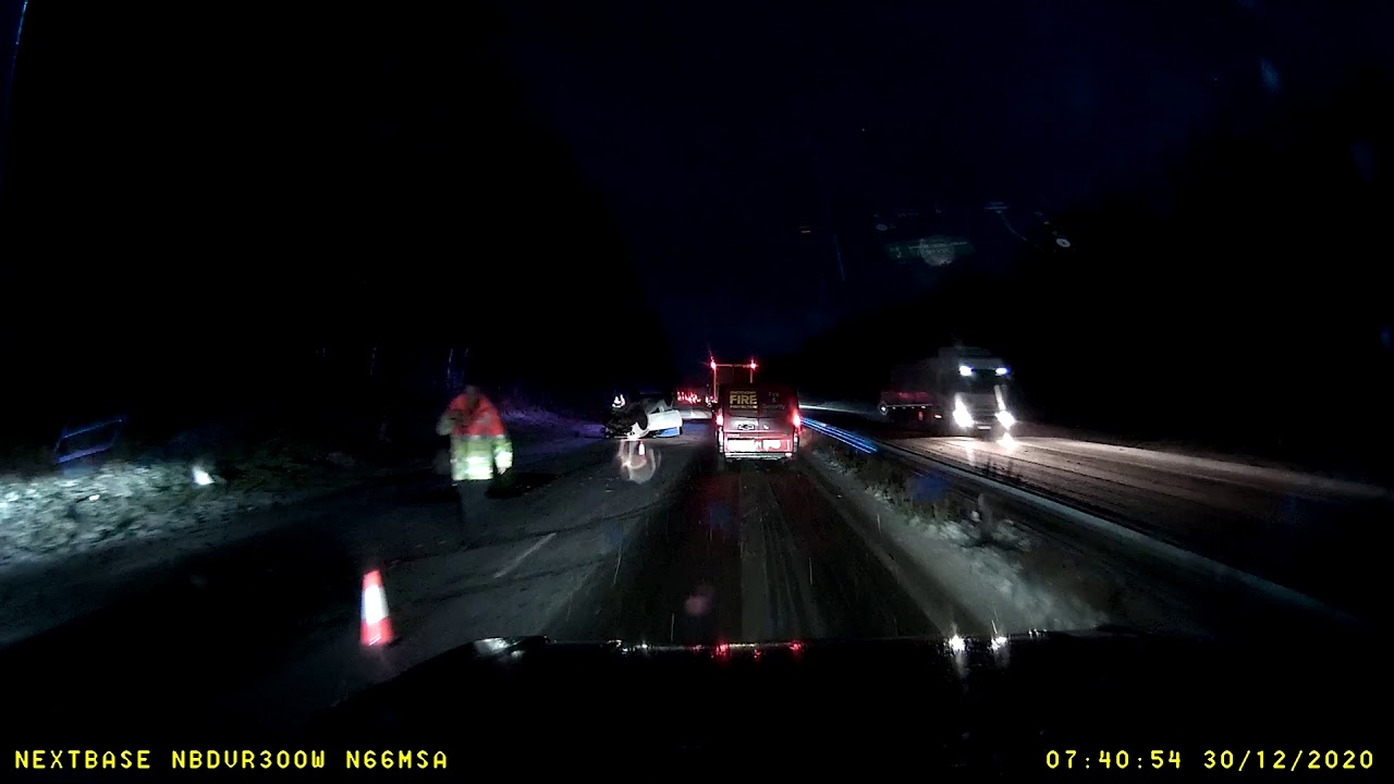 Car Crashed at Caerwys