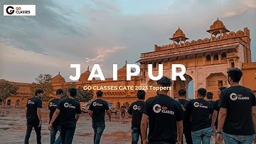 GATE CSE 2023 Toppers Felicitation Event Teaser - GO Classes | Amber Fort Jaipur, Rajasthan