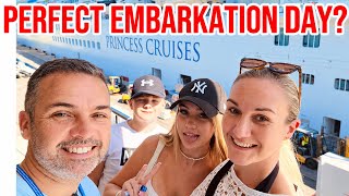 Our PERFECT Enchanted princess Embarkation....then this happened
