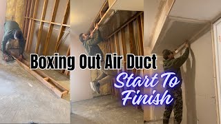 Framing and Drywalling Around a Duct Vent 