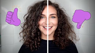 3 WAYS TO REFRESH LOOSE CURLY HAIR (denman brush, steam + more)