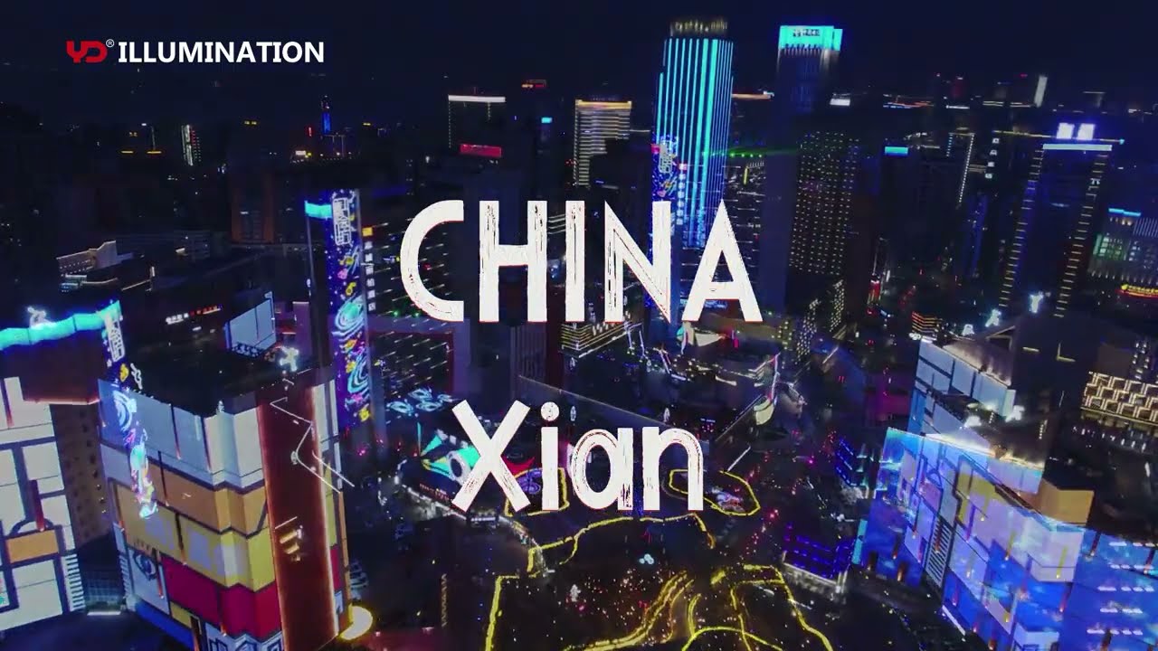 Building Groups Outdoor Media Facade Decorative Lighting with Synchronous Control