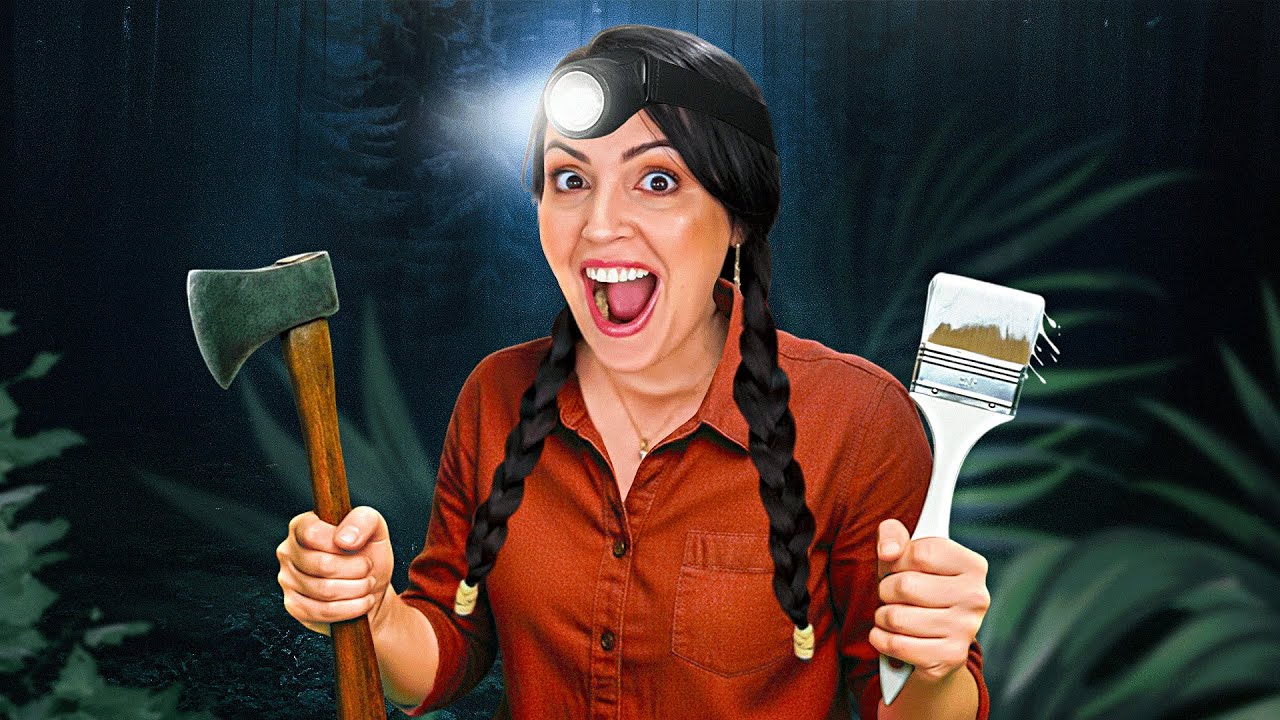 Pintando de Noche en el Bosque 😅 Mejoramos la Casita de los Kikirikí 🐓 La Finquita Bonita