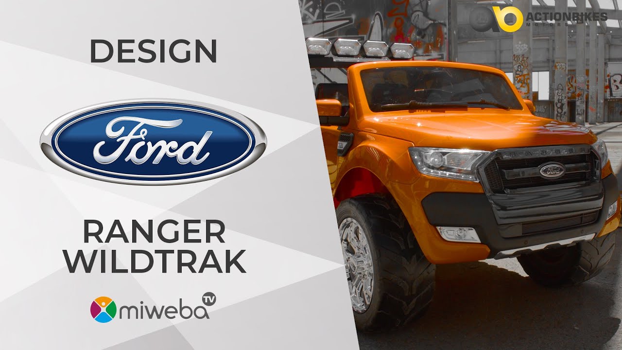 Allrad Kinder Elektroauto Ford Ranger Wildtrak 180 Watt Offroad Power Actionbikes Motors Youtube