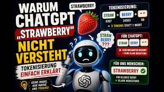S1-E4 · Warum AI strawberry nicht buchstabieren kann (Tokenization erklärt)