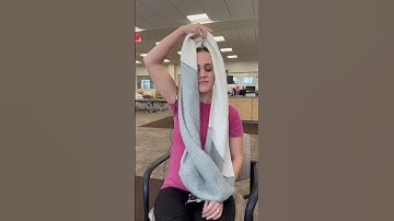 FES shoulder flexion: don scarf