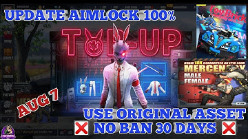 📌NEW UPDATE AIMLOCK, USE ORIGINAL ASSET NO BAN 30 DAYS, PLAY SAFE 😁