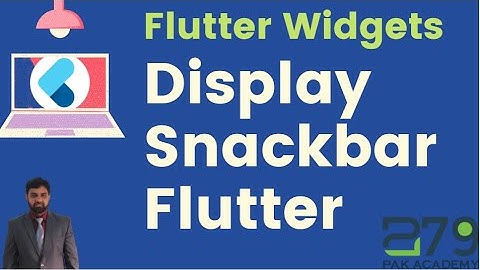 snack bar flutter || display snackbar flutter without scaffold
