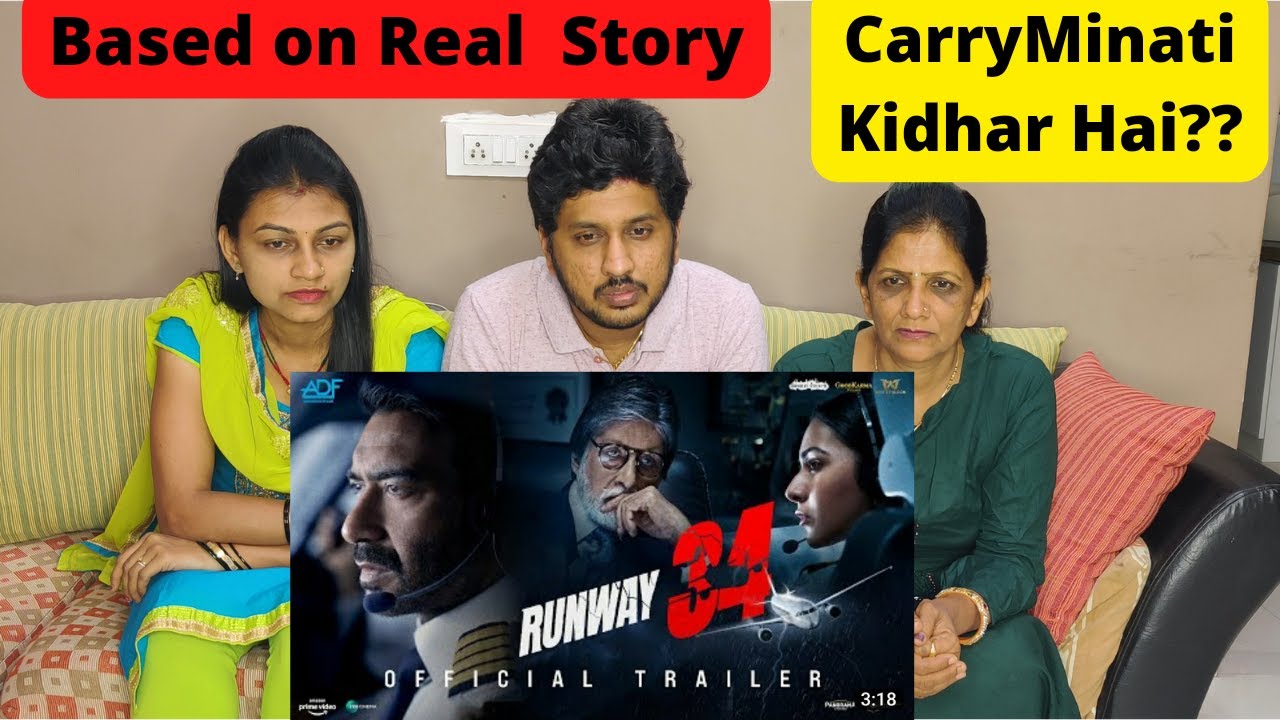 Runway 34 | Official Trailer REACTION | Amitabh Bachchan, Ajay Devgn, Rakul Preet | 29th April 2022