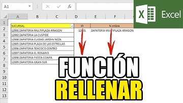 Función Rellenar con Excel - Autocompletar celdas en excel  (Curso Gratis 2020)