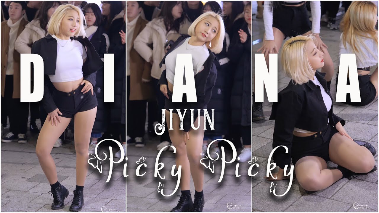 200112 댄스팀 다이아나 DIANA 지윤 'Picky Picky' @홍대버스킹 4K 60P 직캠