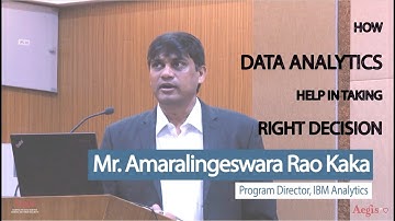 Mr. Amaralingeswara Rao Kaka, Program Director, IBM Analytics