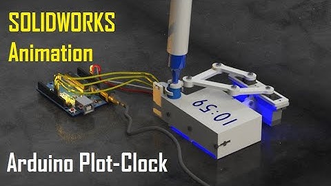 PLOT CLOCK - SOLIDWORK 2016 ANIMATION