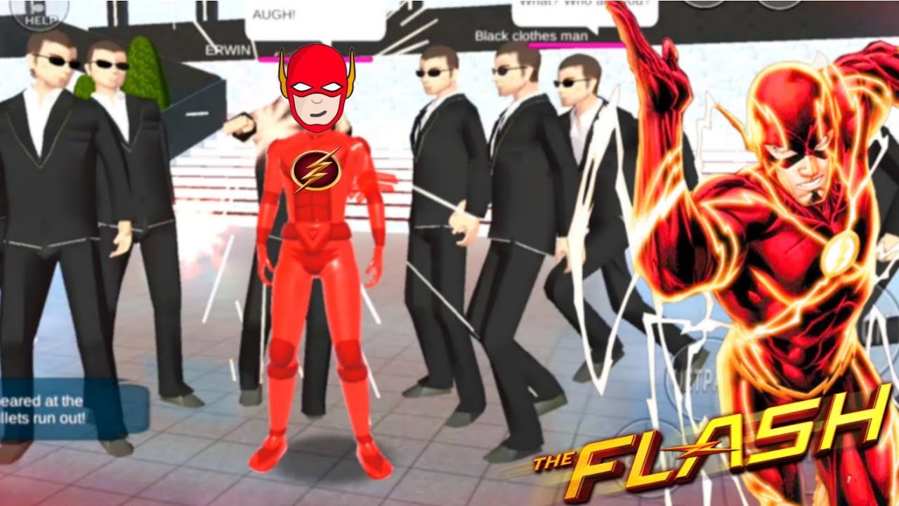 ကျနော် Flash ဖြစ်ခဲ့တယ် 😱😱😱/ အပိုင်း(၇) Sakura School Simulator Roleplay