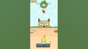 💥 BANANA CAT HIDE AND SEEK CHRISTMAS THEME LEVEL 70 💥 #kakekgamer #shorts #bananacat