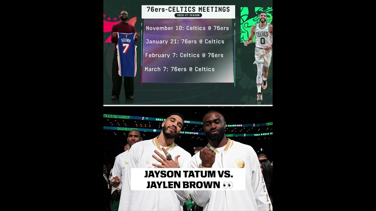 The Celtics-76ers games this season could be cinema 🍿
