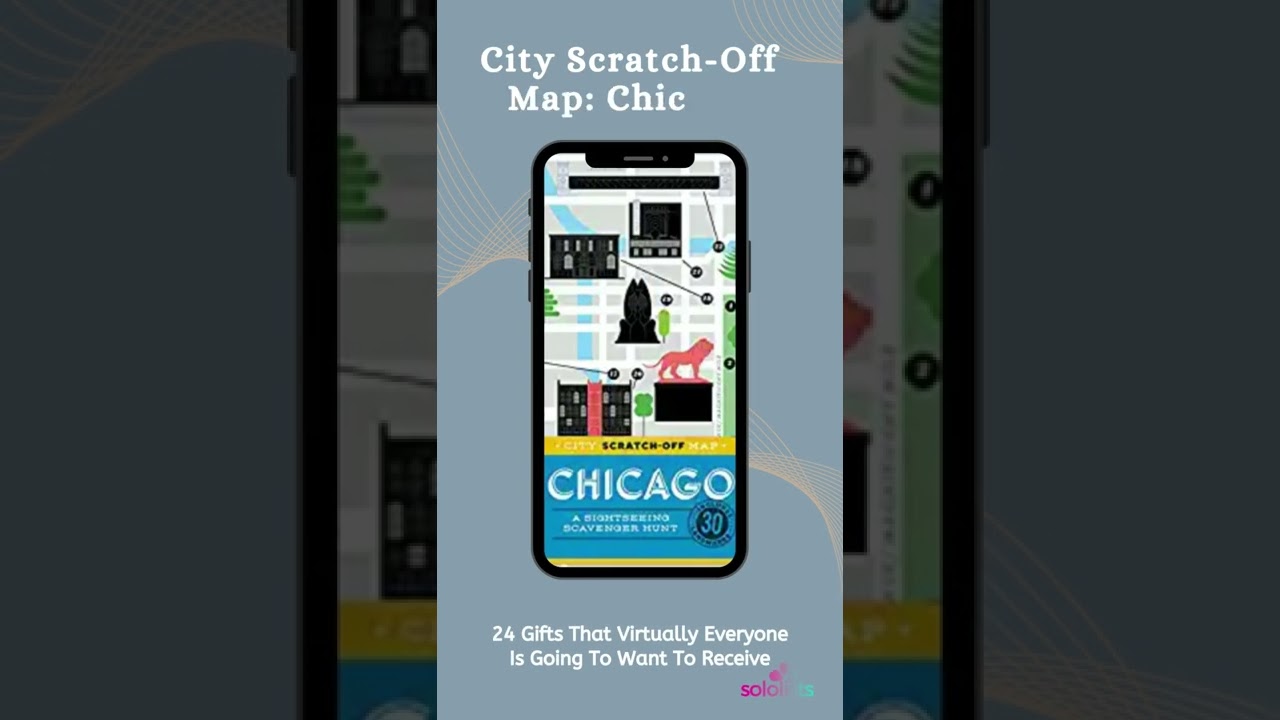 City Scratch Off Map Chicago