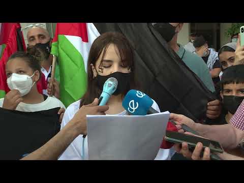 Concentración en favor del pueblo palestino y como repulsa al conflicto en la franja de Gaza