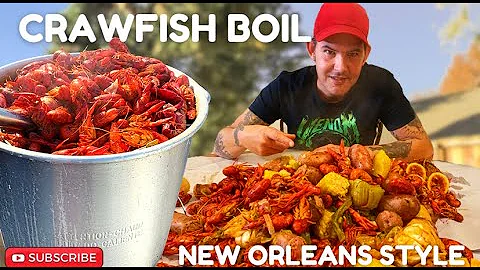 How to Boil Crawfish | New Orleans Style | Spicy Potatoes, Sausage, Corn, & Mushrooms