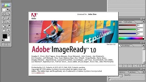 Adobe ImageReady 1.0 in 1998