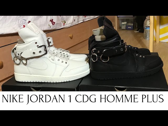 Nike Jordan 1 CDG Comme Des garcons review & on feet YouTube