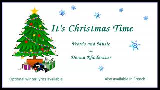 It's Christmas Time | Donna Rhodenizer | Lyric video
