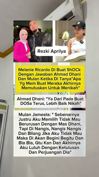 Ahmad Dhani, Mulan Jameela dan Melaney Ricardo. #quotes #kehidupan #katabijak #katamotivasi #info