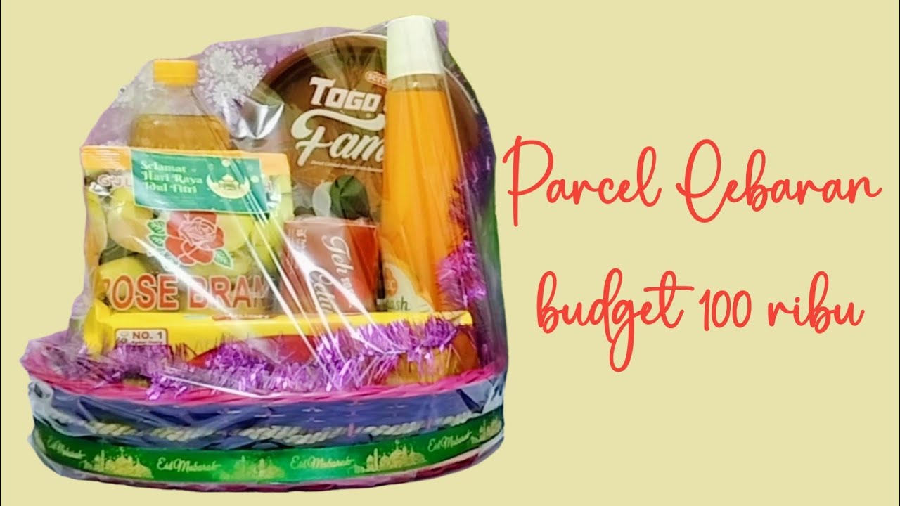 CARA MEMBUAT PARCEL LEBARAN SENDIRI DARI ROTAN #parcellebaran # ...