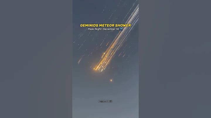 December 14: Geminids Meteor Shower Alert! 🌌🔥#shorts #universe #space #meteorshower #sciencefacts