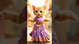 Banarasi Saree Wali Cat Parade Dancing Kittens Go Desi Viral