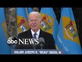 President-elect Joe Biden delivers remarks ahead of departure to Washington