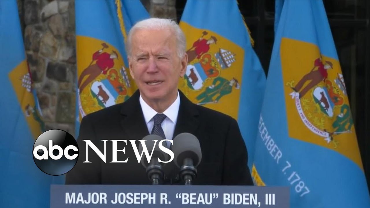 President-elect Joe Biden delivers remarks ahead of departure to Washington