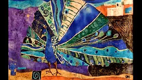 SANDRA KERN Silk and Batik Fine Art