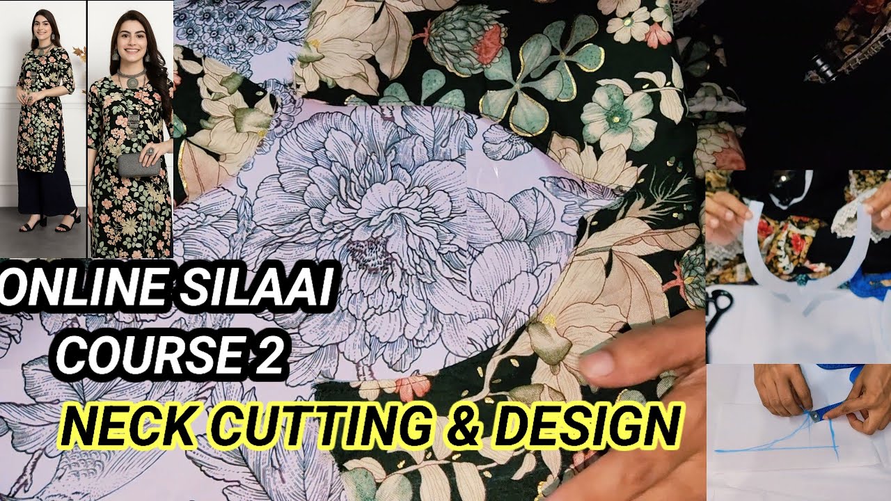 Silai Class Online Silai Class 2 | Neck Cutting, Stitching,Sleve cutting, shoulder ...