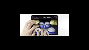 Drums playing of Coldplay - Clocks on iPad (GarageBand) #shorts