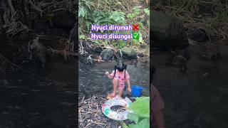 Dominique Nyuci Baju Disungai??Kalau Klian Dimna?#Lucu#Viral#Trend#Shortvideo#Shortviral#Viralvideo