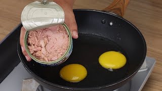 Do you have eggs and canned tuna at home? Make this super easy and delicious recipe.