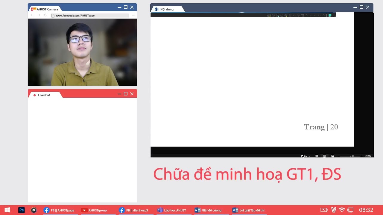 Chữa đề minh hoạ Giải tích 1 (Giữa kỳ HUST)