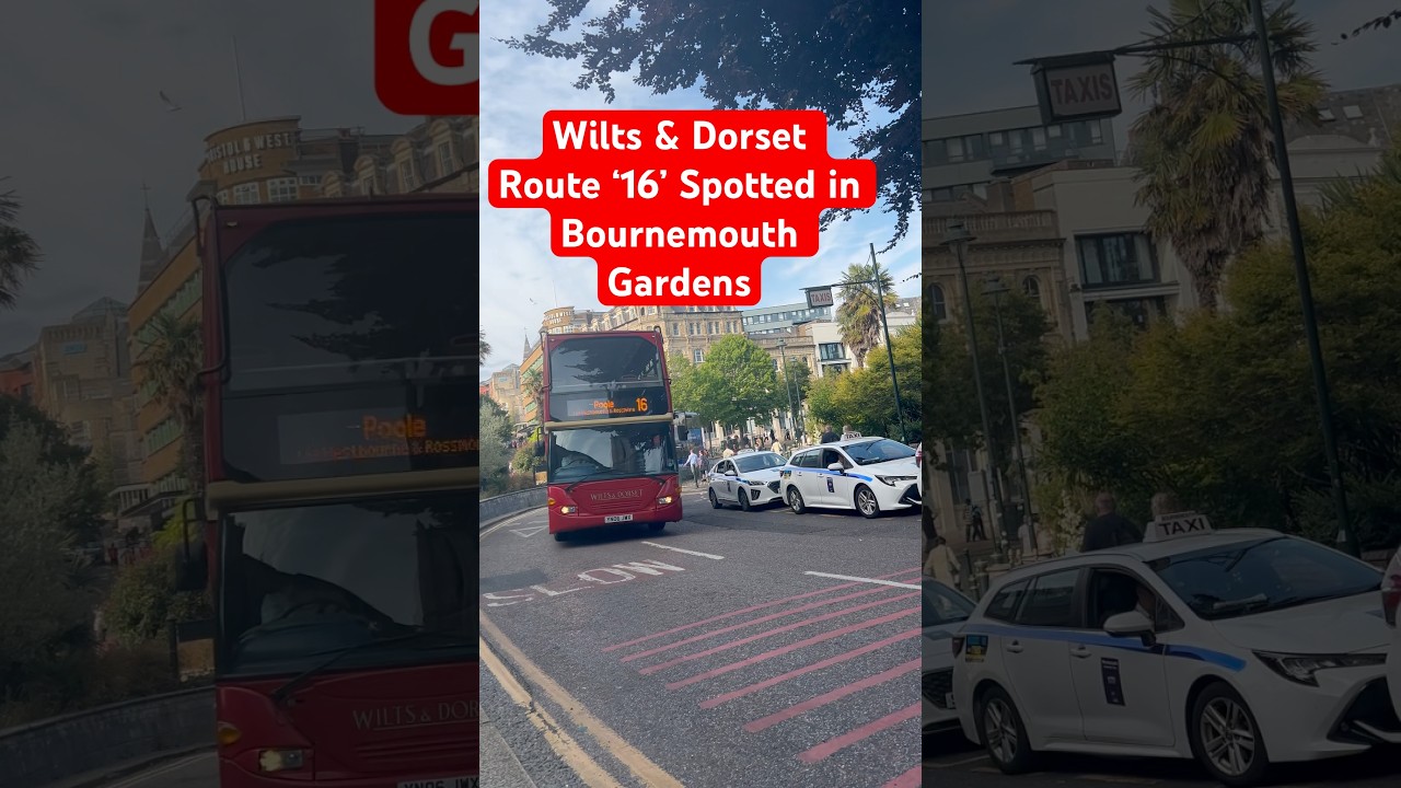 Wilts & Dorset Route ‘16’ Spotted In Bournemouth Gardens