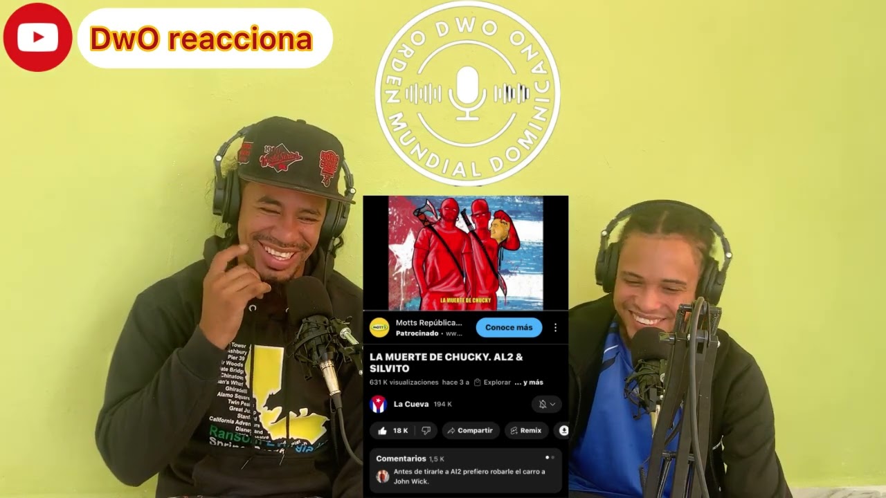 Dominicanos reaccionan a Al2 el aldeano ft Silvito el Libre - la muerte de chucky(DwO reacciona)🇨🇺