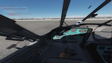 Mi8 inputs for stable hover, and smooth landing into the wind