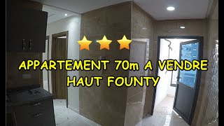 Appartement F3 fini à vendre haut Founty Agadir