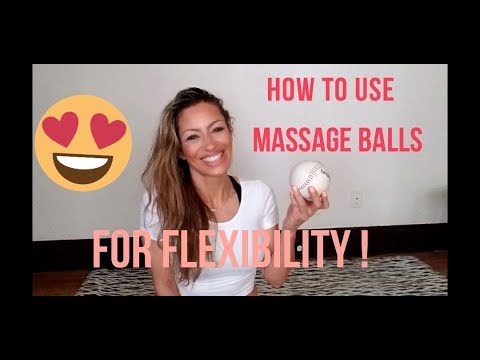 How to use massage balls to increase flexibility and relieve pain!! Self massage !