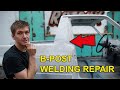 Repairing RUST on a Project Car | B Post Welding Repair on a MK1 Caddy