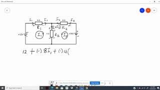 Mesh Circuit Analysis Part 1