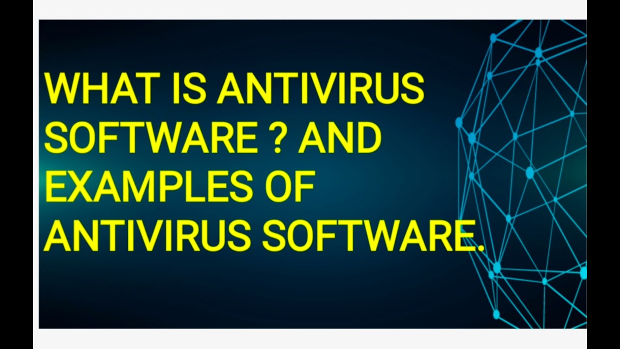What is antivirus software definition