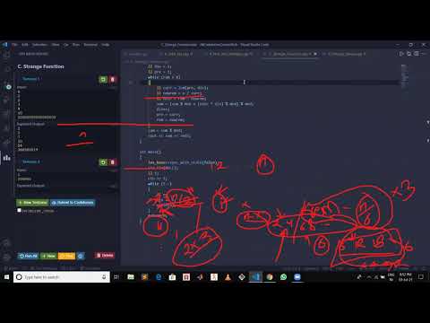 Codeforces Round #729 (Div. 2) || C. Strange Function