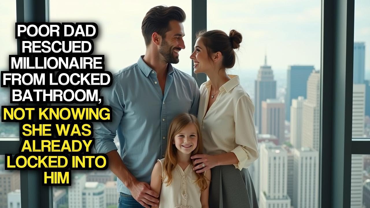 Бедный папаша спас миллионершу из запертой ванной, не зная, что она уже была заперта в нём.