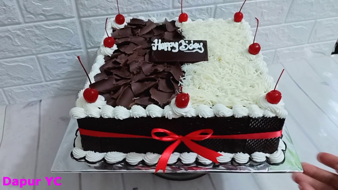  Kue  ulang  tahun  coklat  pagar YouTube