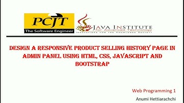 49.Design a responsive product selling history page in admin panel